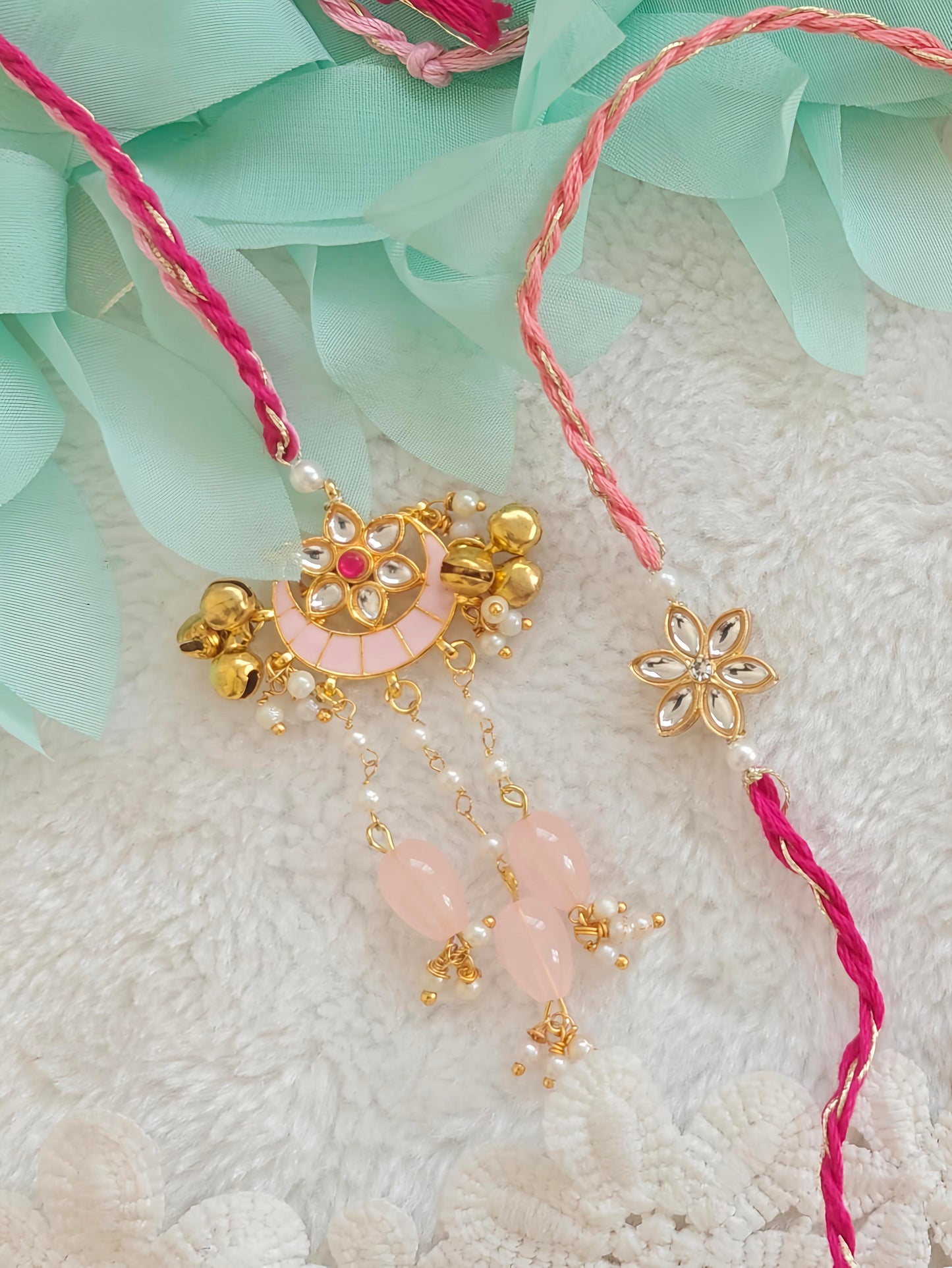 Panna Grace Rakhi Lumba Set