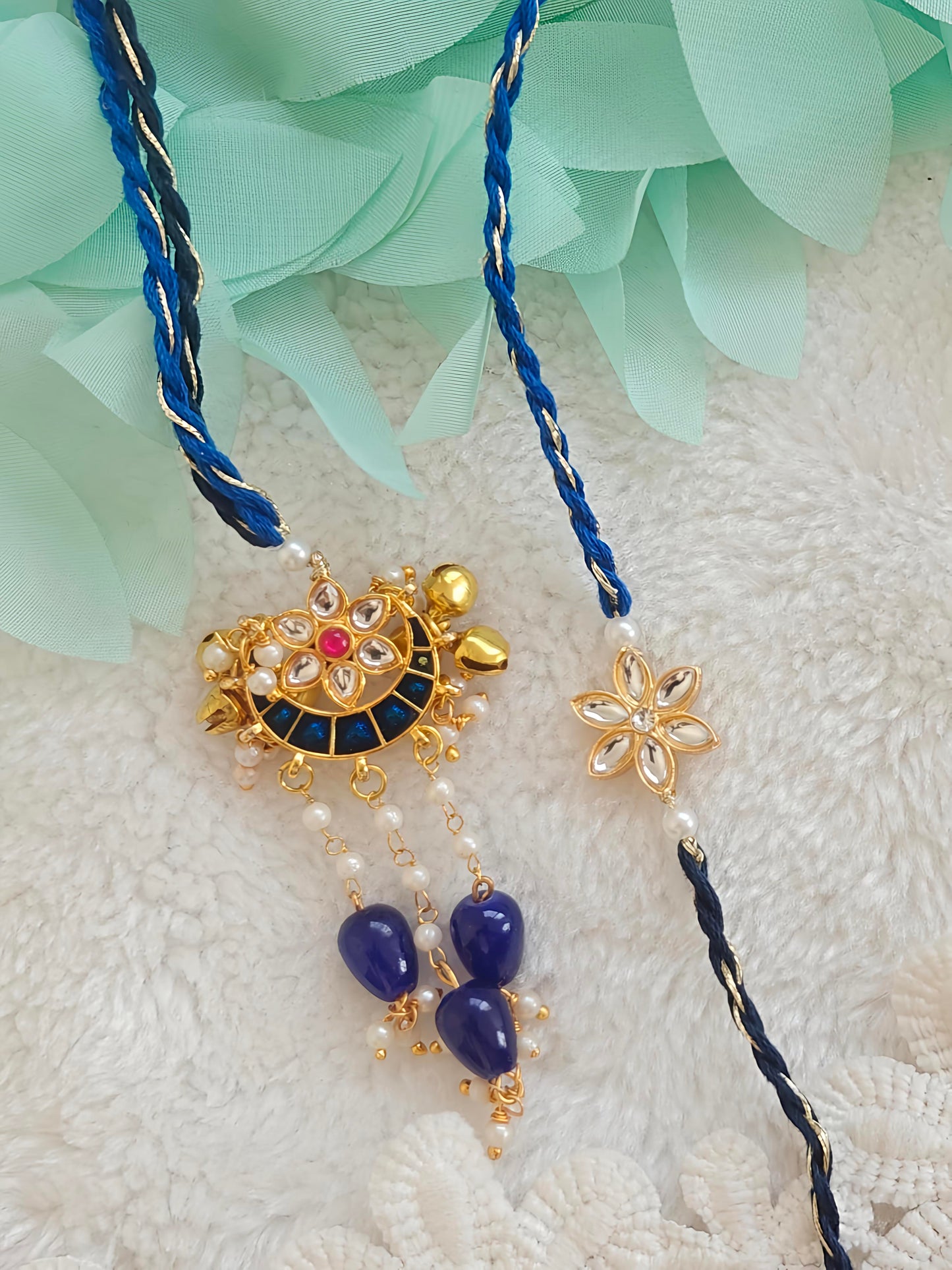 Panna Grace Rakhi Lumba Set