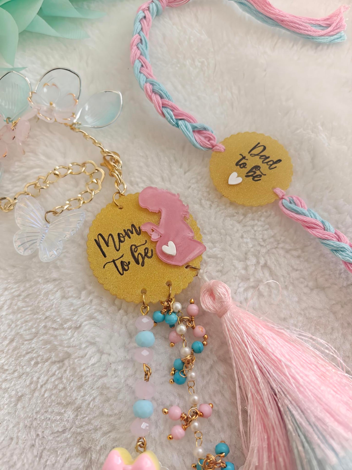 Mom-To-Be Celebration Rakhi Lumba Set