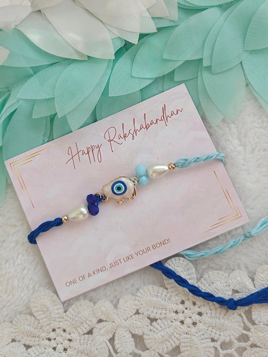 Lucky Elephant Evil Eye Rakhi