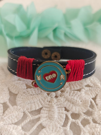 Bro Bond Leather Rakhi