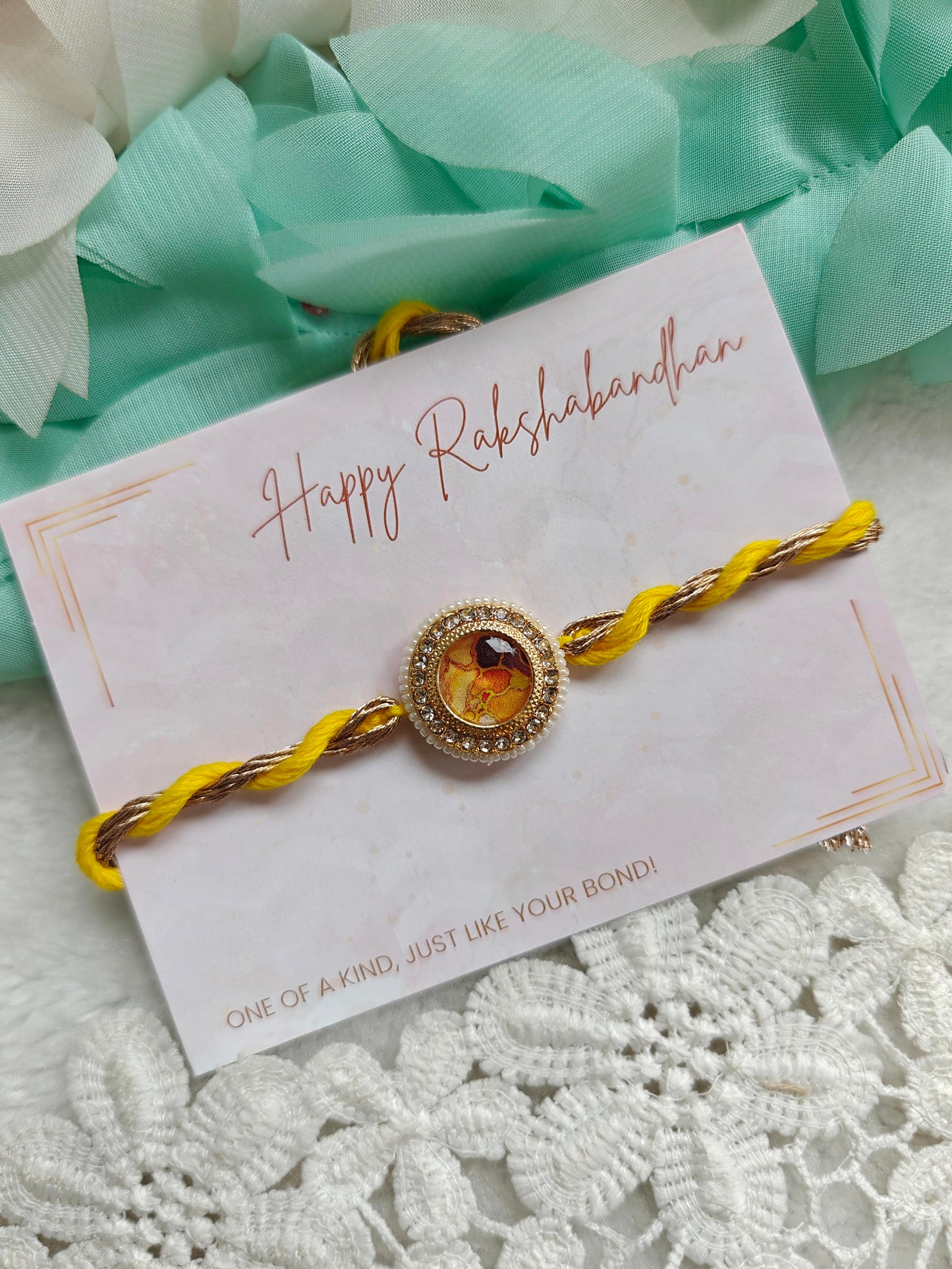 Celestial Marble Rakhi