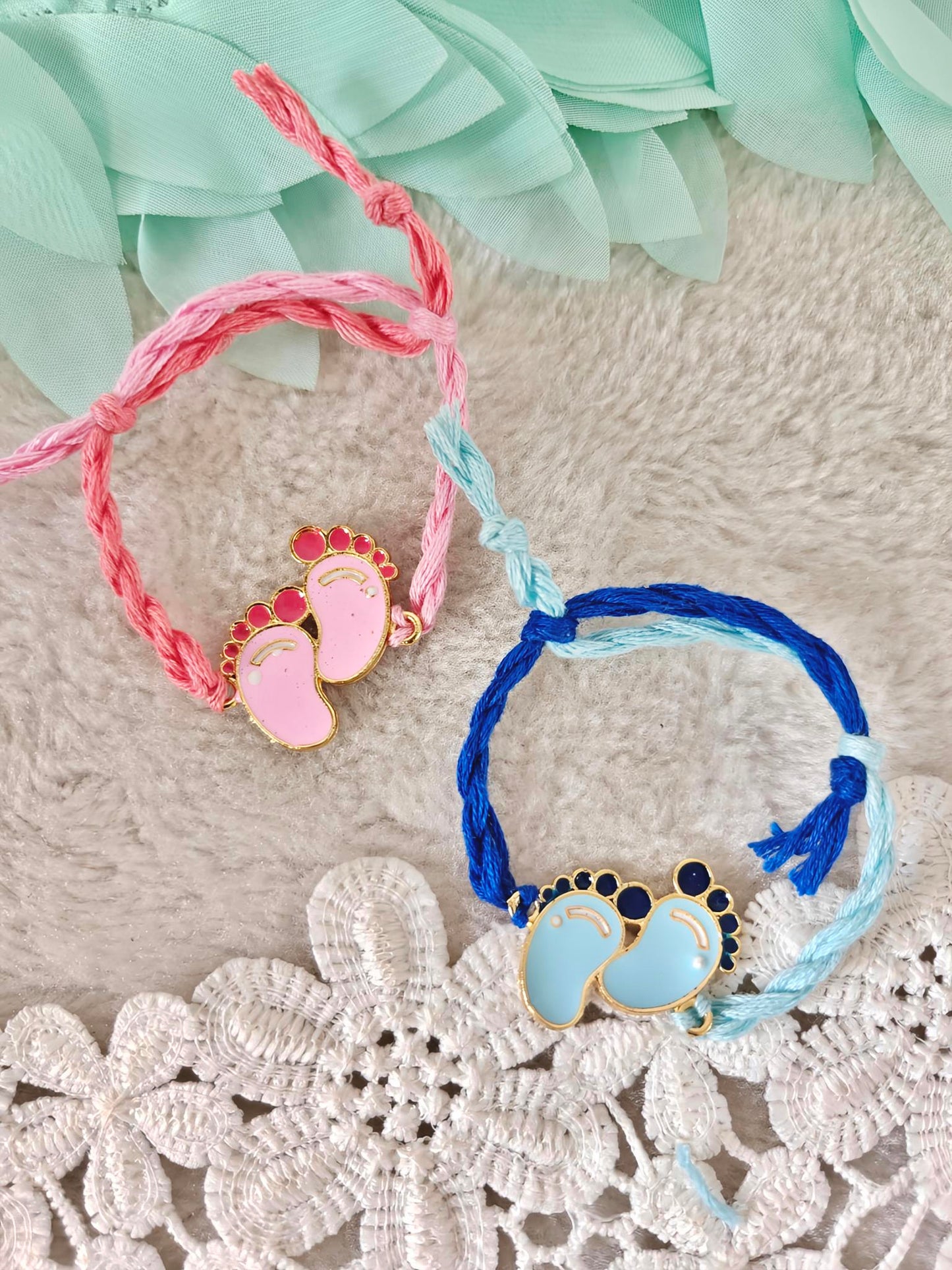 Tiny Steps Baby Feet Rakhi