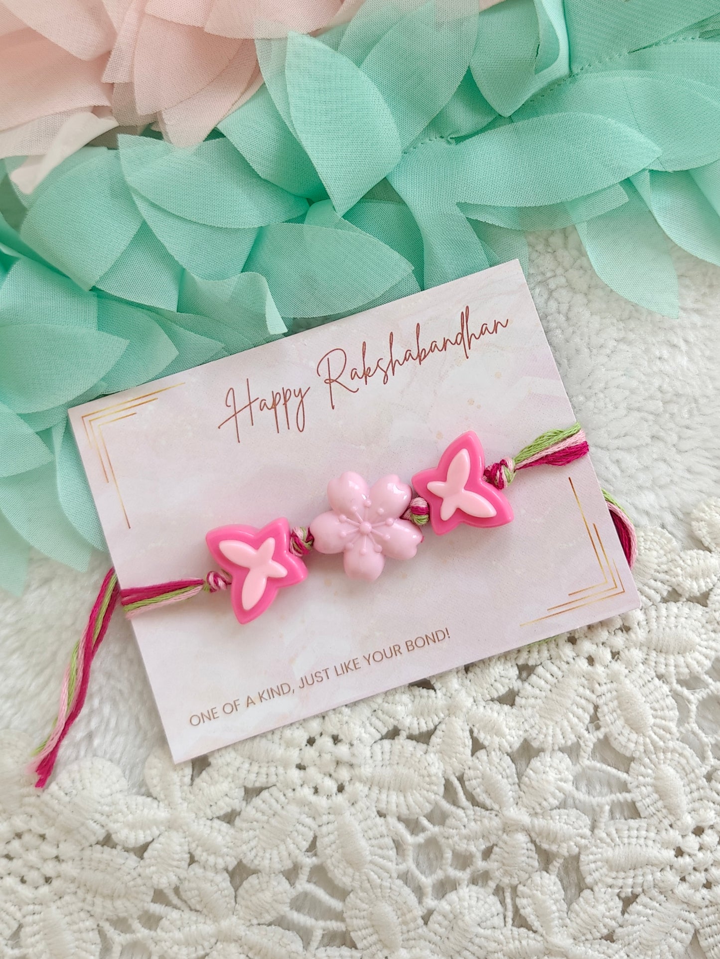 Butterfly Bloom Kids Rakhi