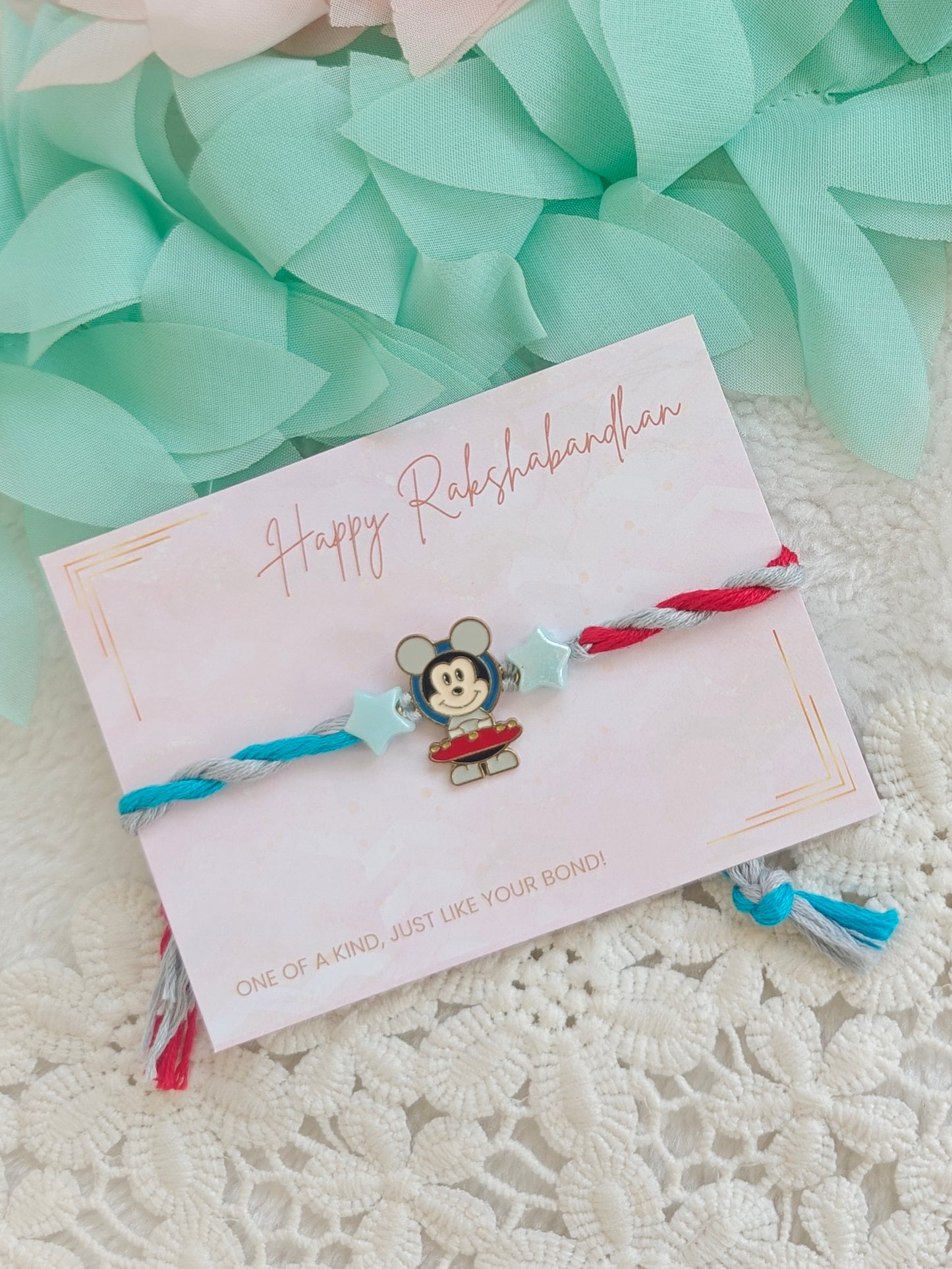 Cosmic Mickey Mouse Kids Rakhi