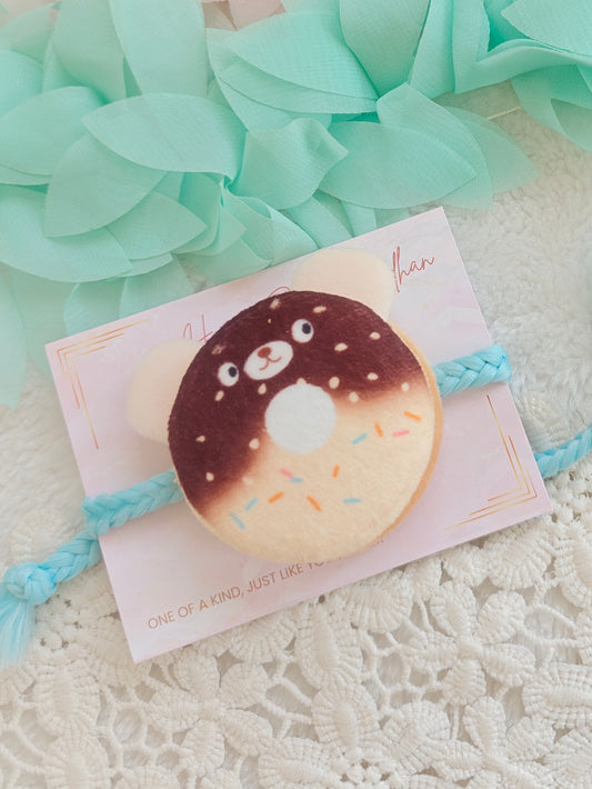 Cute Donut Bear Kids Rakhi