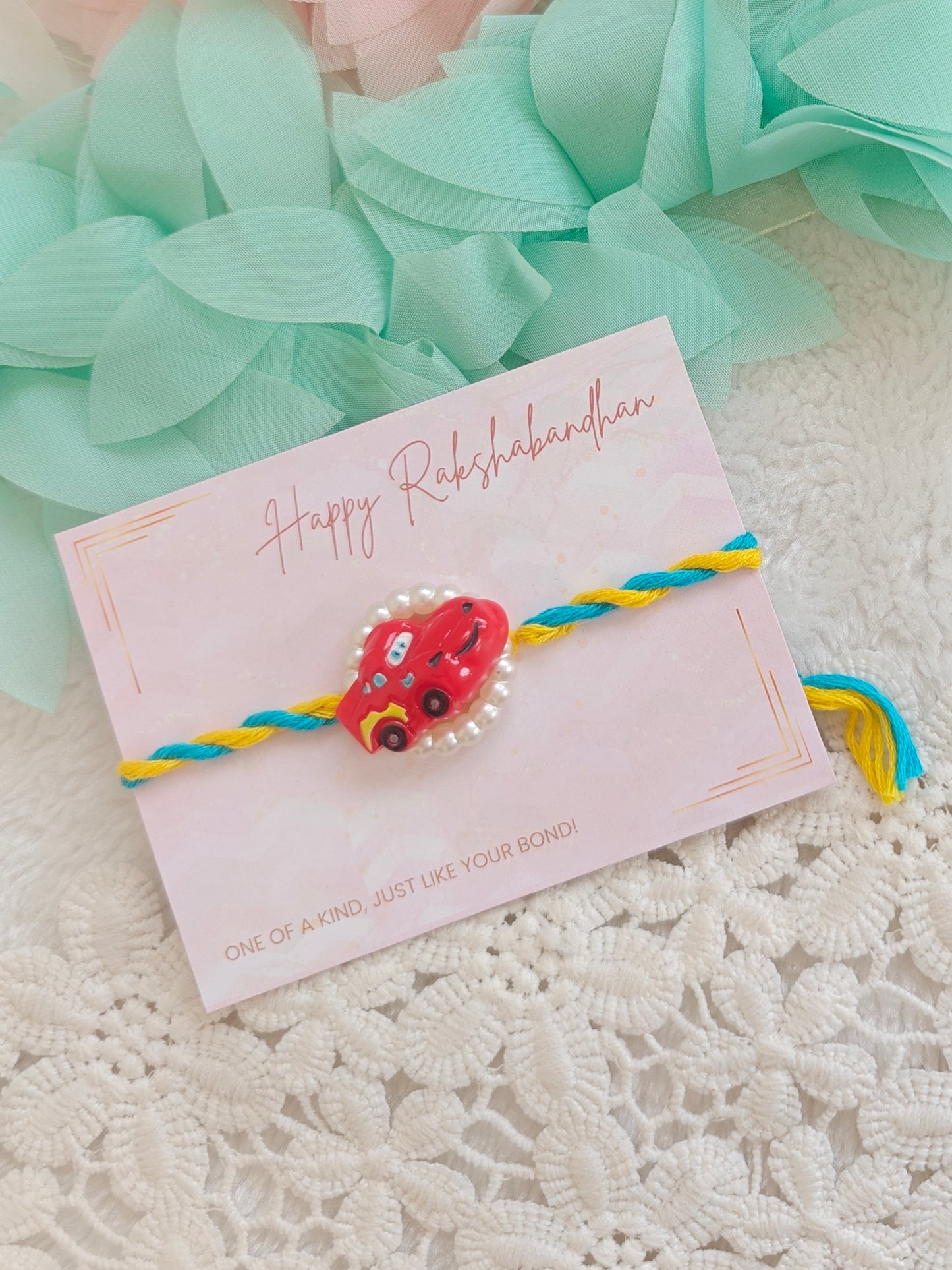 Little Racer Kids Rakhi