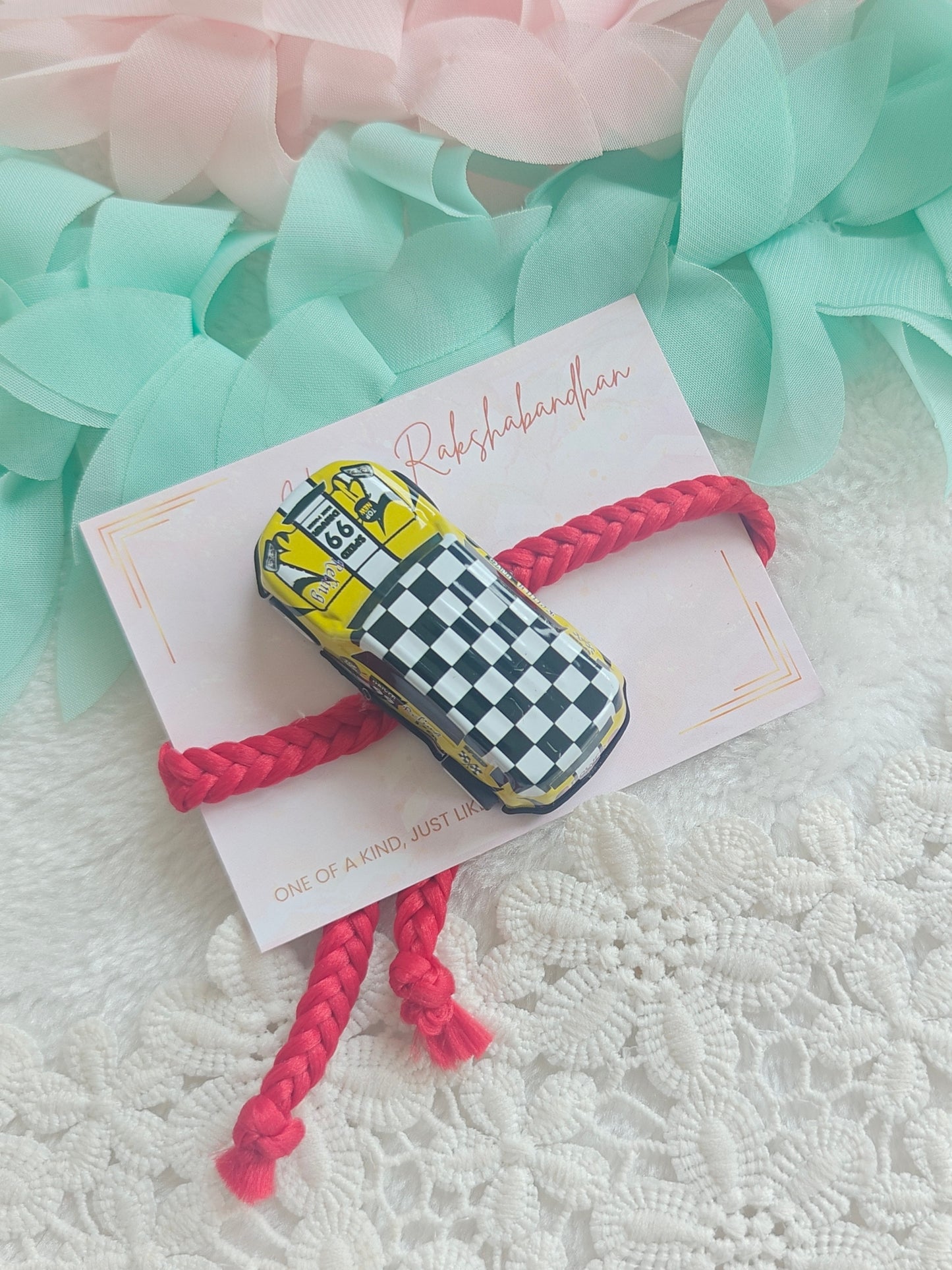 Racing Car Kids Rakhi