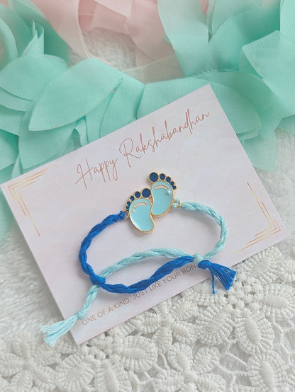 Tiny Steps Baby Feet Rakhi
