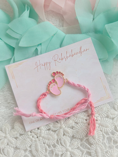 Tiny Steps Baby Feet Rakhi