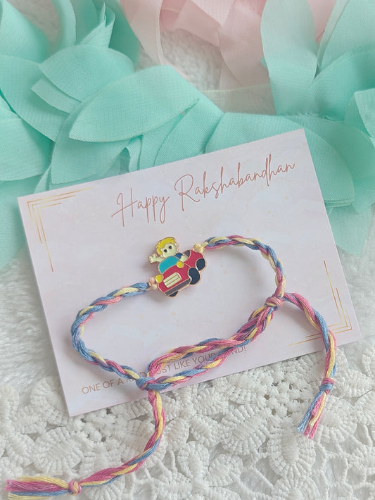 Cute Ride Kids Rakhi