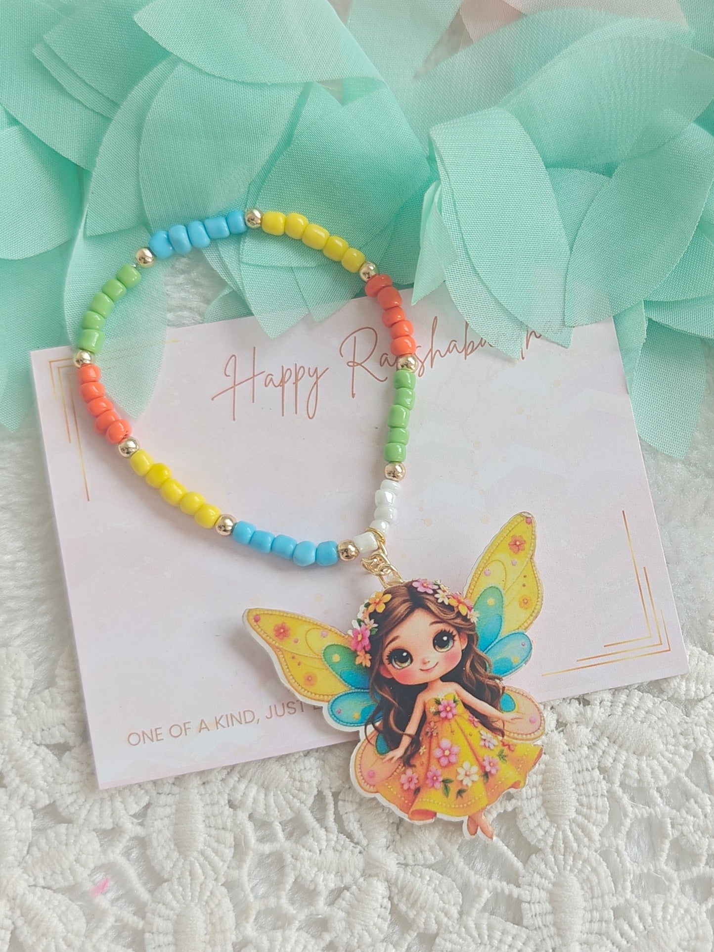 Sunny Fairy Charm Bracelet Rakhi
