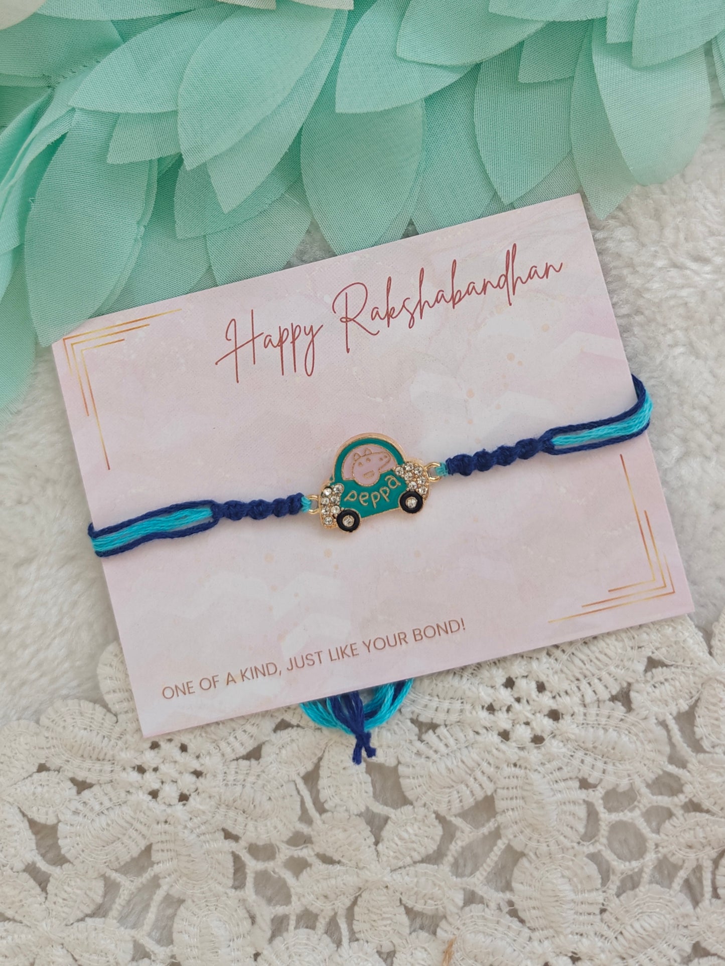 Peppa Car Kids Rakhi