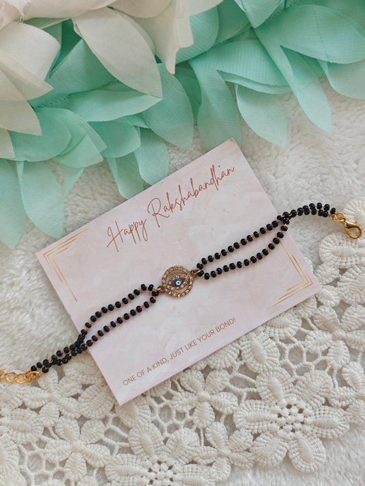 Evil Eye Mangalsutra Bracelet
