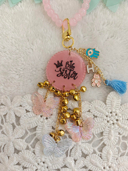 Big Sister Butterfly Bag Charm