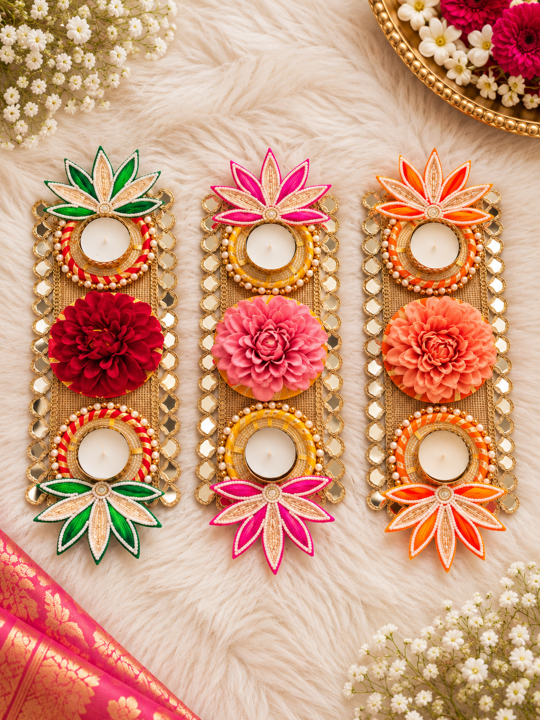 Floral Glow Table Runner